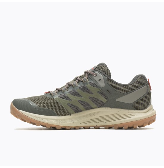 MERRELL NOVA 3 J067609 OLIVE ΑΝΤΡΙΚΟ ΠΑΠΟΥΤΣΙ TRAIL RUNNING