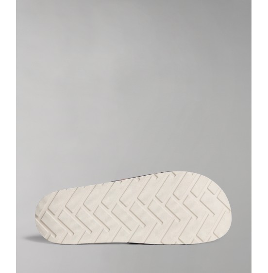 NAPAPIJRI STREAM LYCRA SIN WHITE/NAVY ΑΝΔΡΙΚΑ SLIDES (NP0A4GTV01A1)