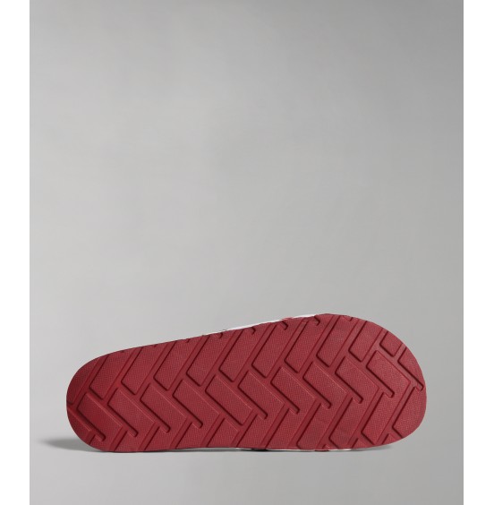 NAPAPIJRI STREAM LYCRA SIN REDF/WHITE/NAVY ΑΝΔΡΙΚΑ SLIDES (NP0A4GTV02Y1)