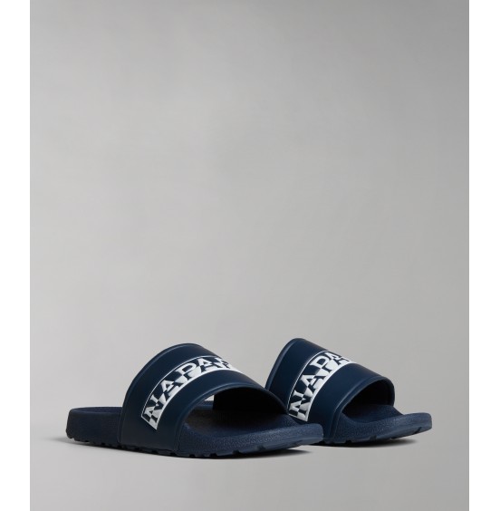 NAPAPIJRI STREAM LYCRA BLU MARINE ΑΝΔΡΙΚΑ SLIDES (NP0A4GTW1761)