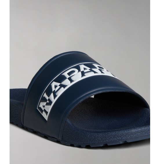 NAPAPIJRI STREAM LYCRA BLU MARINE ΑΝΔΡΙΚΑ SLIDES (NP0A4GTW1761)