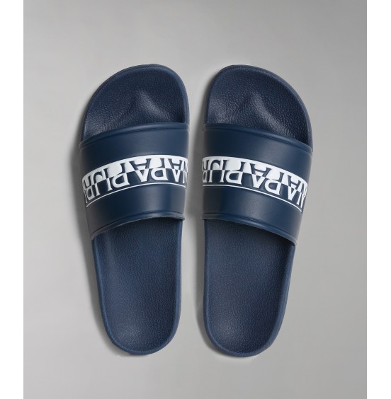 NAPAPIJRI STREAM LYCRA BLU MARINE ΑΝΔΡΙΚΑ SLIDES (NP0A4GTW1761)