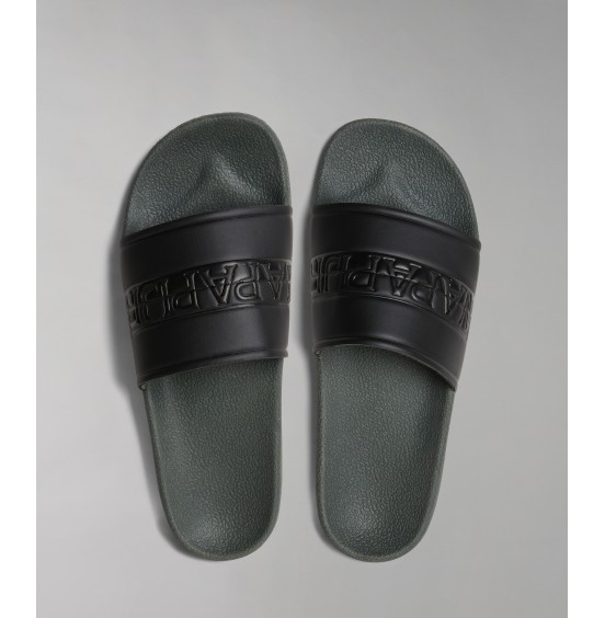 NAPAPIJRI STREAM LYCRA PUC GREEN SLIDES (NP0A4GTW7M71)
