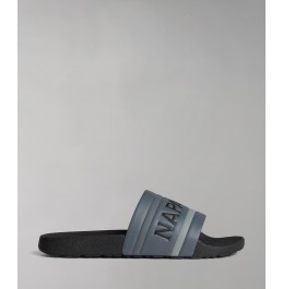 NAPAPIJRI STREAM LYCRA SIN BLACK/GREY ΑΝΔΡΙΚΑ SLIDES (NP0A4HLOZ021)