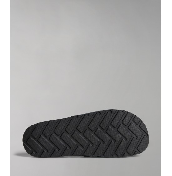 NAPAPIJRI STREAM LYCRA SIN BLACK/GREY ΑΝΔΡΙΚΑ SLIDES (NP0A4HLOZ021)