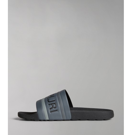 NAPAPIJRI STREAM LYCRA SIN BLACK/GREY ΑΝΔΡΙΚΑ SLIDES (NP0A4HLOZ021)