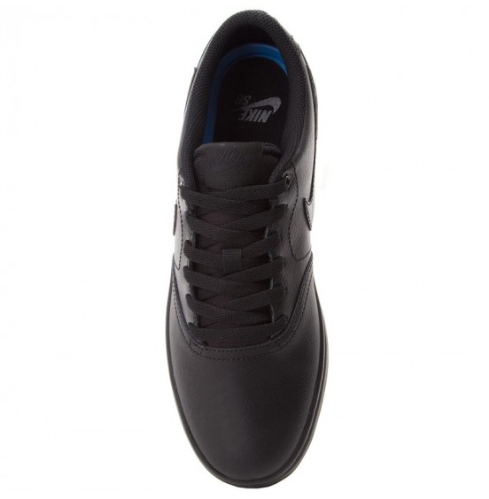NIKE SB CHECK SOLAR AΝΔΡΙΚΟ ΔΕΡΜΑΤΙΝΟ ΜΑΥΡΟ SNEAKER 843895-009