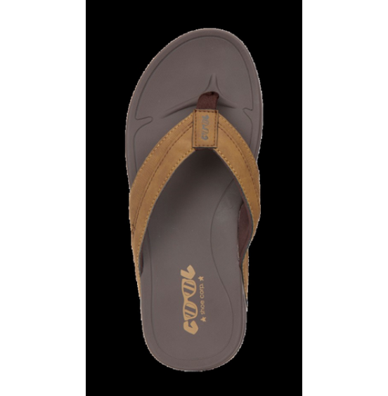 COOL SWAP BROWN FLIP FLOPS (S1SLA107- BROWN)