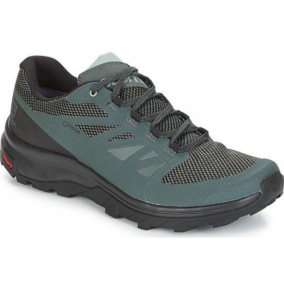 SALOMON OUTLINE GTX 404771 URBAN CHIC BLACK/GREEN 