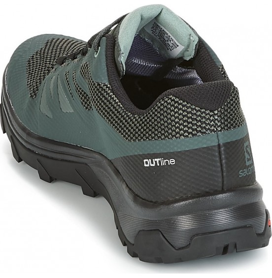SALOMON OUTLINE GTX 404771 URBAN CHIC BLACK/GREEN 