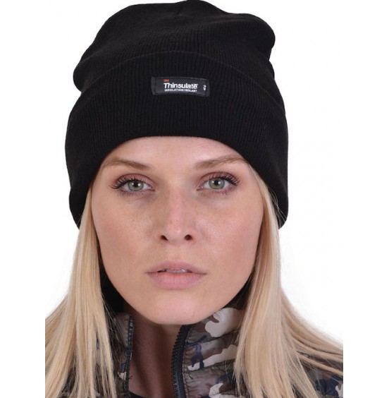 ΣΚΟΥΦΟΣ ΛΕΠΤΗ ΠΛΕΞΗ THINSULATE 202M ALLMOUNTAIN BLACK