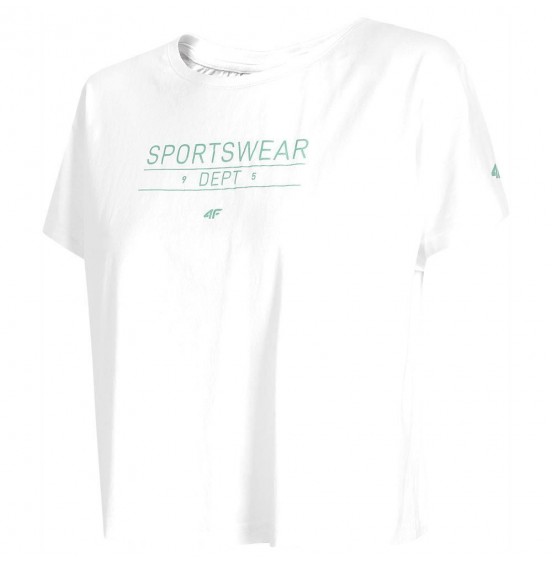 4F WOMEN'S T-SHIRT WHITE (H4L21-TSD013-10S)