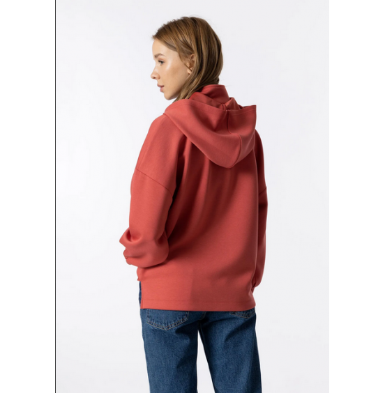 TIFFOSI MILKY ΓΥΝΑΙΚΕΙΑ ΦΟΥΤΕΡ ΜΠΛΟΥΖΑ ΜΕ ΚΟΥΚΟΥΛΑ ΚΟΡΑΛΙ 10052231-513