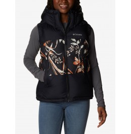 COLUMBIA PIKE LAKE INSULATED VEST BLACK FLORAL (1909293013)