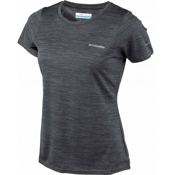 COLUMBIA ALPINE CHILL ZERO SHORT SLEEVE TEE ΓΥΝΑΙΚΕΙΑ ΜΠΛΟΥΖΑ 1991694-010 ΣΚΟΥΡΟ ΓΚΡΙ