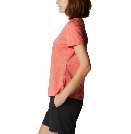 COLUMBIA ALPINE CHILL ZERO SHORT SLEEVE TEE ΓΥΝΑΙΚΕΙΑ ΜΠΛΟΥΖΑ 1991694-676 ΠΟΡΤΟΚΑΛΙ