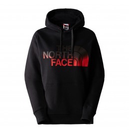 THE NORTH FACE STANDARD HOODIE ΓΥΝΑΙΚΕΙΟ ΦΟΥΤΕΡ NF0A4M7CO7T BLACK/FIERY RED DIP