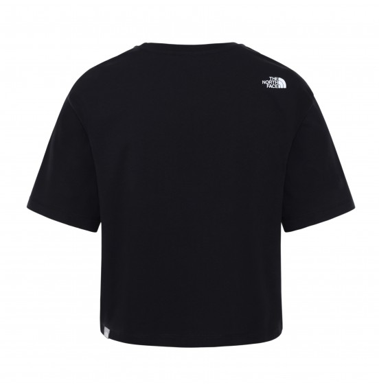 THE NORTH FACE W CROPPED SIMPLE DOME TEE BLACK (NF0A4SYCJK3)