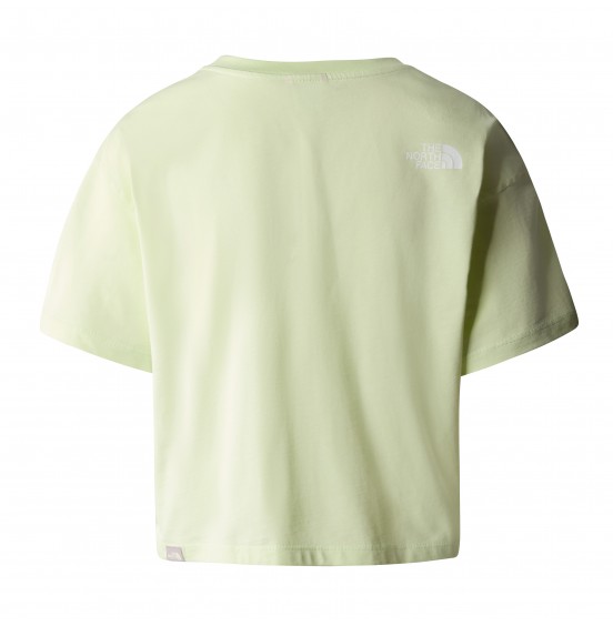 THE NORTH FACE W CROPPED SIMPLE DOME TEE LIME CREAM (NF0A4SYCN131)