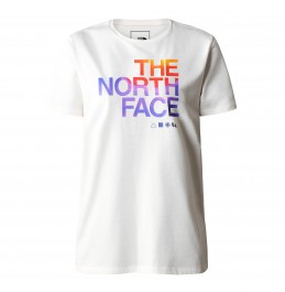 THE NORTH FACE W FOUNDATION GRAPHIC TEE GARDENIA WHITE (NF0A55B2Q4C1)