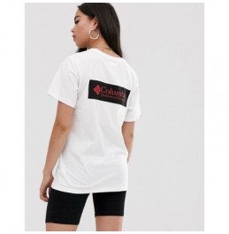 COLUMBIA WOMENS NORTH CASCADE SHORT SLEEVE TEE WHITE (1893891-102)
