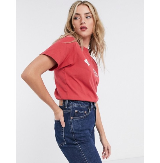 COLUMBIA WOMENS NORTH CASCADE SHORT SLEEVE TEE RED (1893891-602)