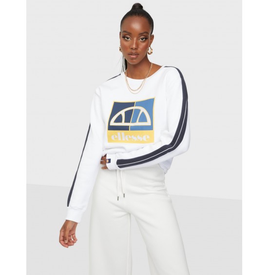 ELLESSE LULCI CREWNECK SWEATSHIRT WHITE (SGK12164-908)