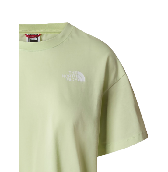 THE NORTH FACE W CROPPED SIMPLE DOME TEE LIME CREAM (NF0A4SYCN131)