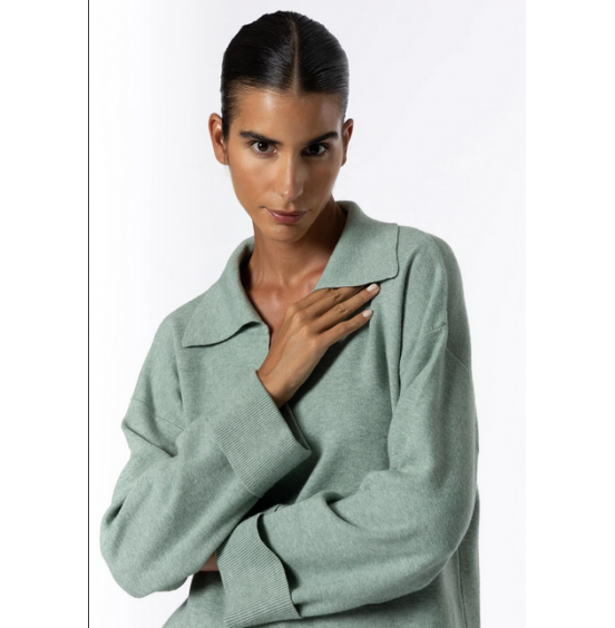 TIFFOSI TEMPURA ΓΥΝΑΙΚΕΙΟ ΠΛΕΚΤΟ ΠΟΥΛΟΒΕΡ ΠΡΑΣΙΝΟ 10051478-846