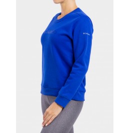 COLUMBIA W LOGO CREW LAPIS BLUE (1895741-410) ΓΥΝΑΙΚΕΙΟ ΦΟΥΤΕΡ