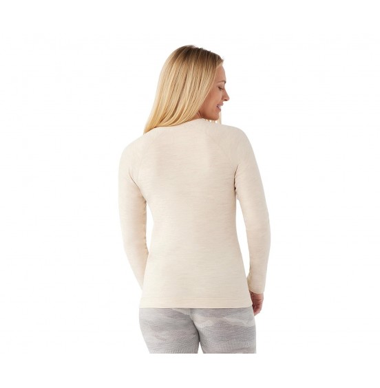SMARTWOOL WOMEN'S CLASSIC THERMAL MERINO BASE LAYER CREW SW016370L321 ALMOND HEATHER SMARTWOOL WOMEN'S CLASSIC THERMAL MERINO BASE LAYER CREW SW016370L321 ALMOND HEATHER