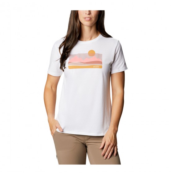 COLUMBIA SUN TREK SS GRAPHIC TEE WHITE (1931753-100)