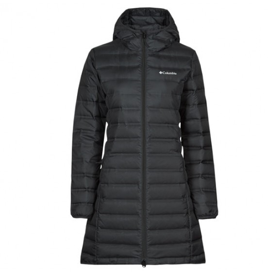 COLUMBIA LAKE 22 DOWN LONG HOODED JACKET BLACK (1859672-010)