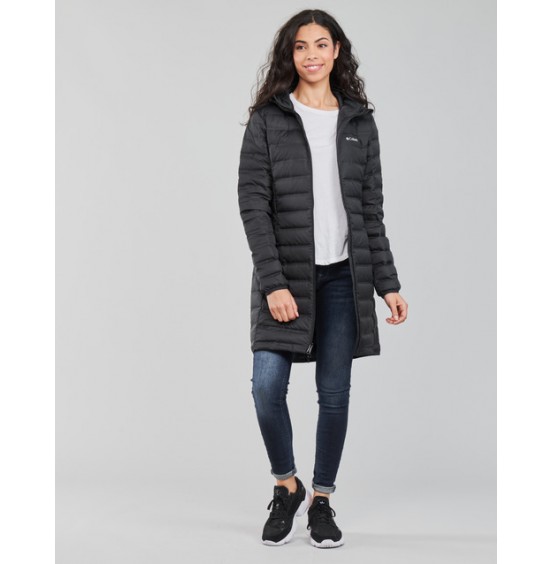 COLUMBIA LAKE 22 DOWN LONG HOODED JACKET BLACK (1859672-010)