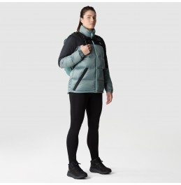 THE NORTH FACE W DIABLO RECYCLED DOWN JKT NF0A7ZFTOQF Powder Teal-TNF Black THE NORTH FACE W DIABLO RECYCLED DOWN JKT NF0A7ZFTOQF Powder Teal-TNF Black
