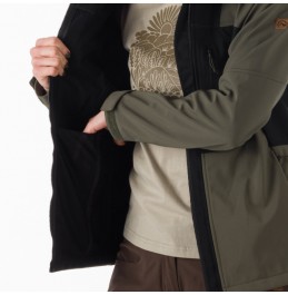 NORTHFINDER WOMEN'S ADVENTURE SOFTSHELL JKT 3L ZARA BU-4970AD-550  BLACK/DARKGREEN 
