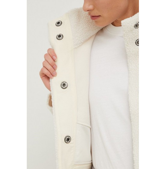 COLUMBIA PANORAMA SNAP FLEECE JACKET 2012654-191 CHALK WHITE