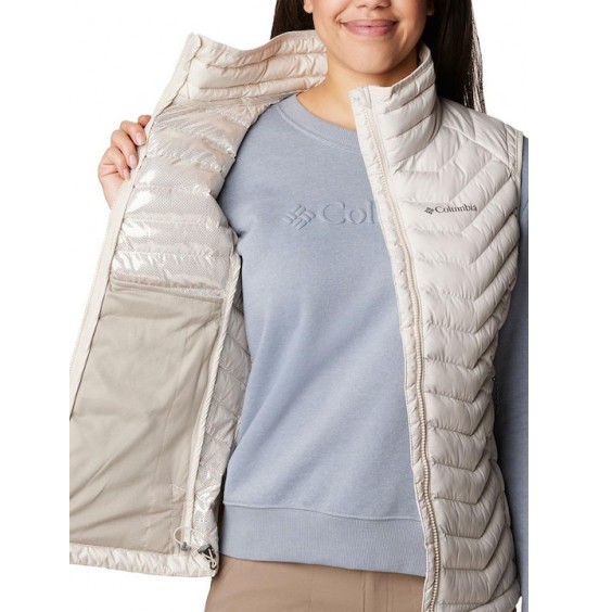 COLUMBIA POWDER LITE VEST 1757411-278 DARK STONE