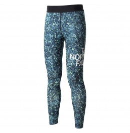 THE NORTH FACE W FLEX MR TIGHT TNF BLUE/GREEN PRINT (NF0A3YV9540)