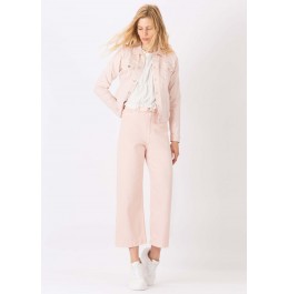TIFFOSI CLAIRE CROPPED LIGHT PINK JEANS (10039360)