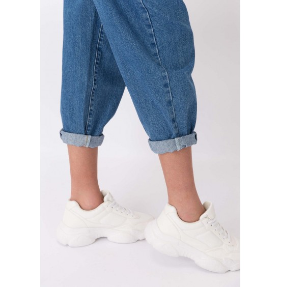 TIFFOSI IZY SLOUCHY JEANS HIGH WAIST LIGHT BLUE (10040287-M10)