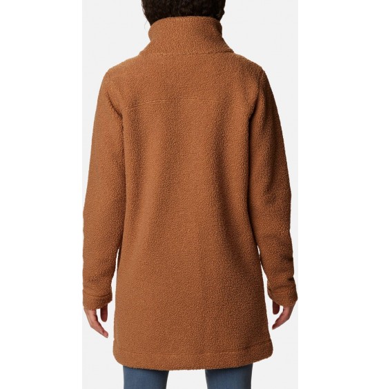 Columbia Panorama Long Jacket 1862582-224 Camel Brown