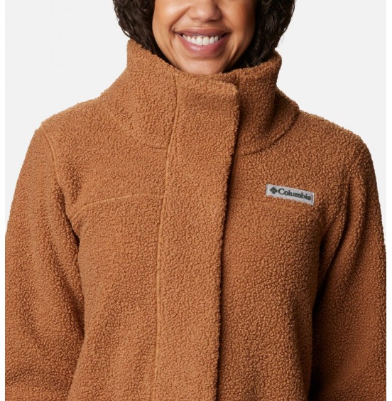 Columbia Panorama Long Jacket 1862582-224 Camel Brown