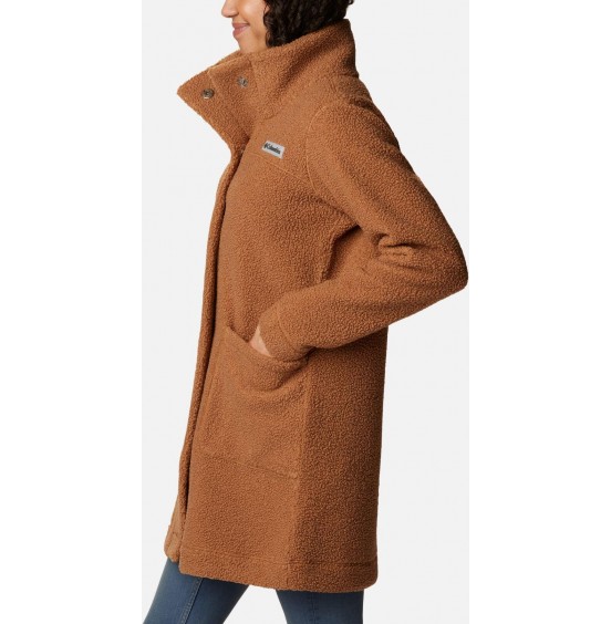 Columbia Panorama Long Jacket 1862582-224 Camel Brown