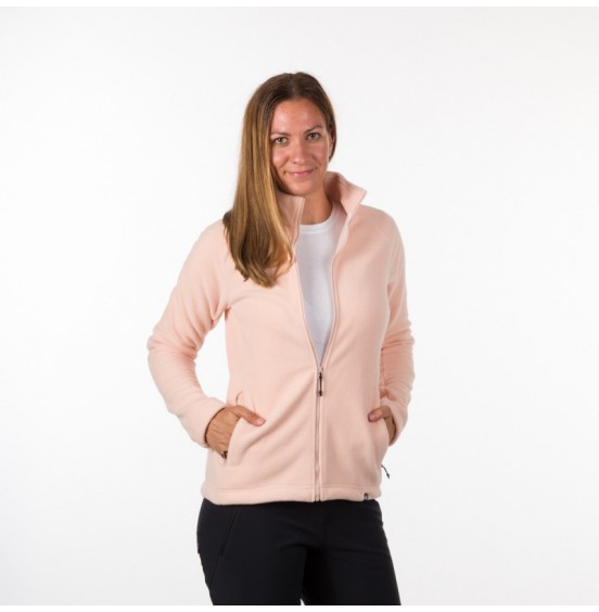NORTHFINDER Women's fleece sweatshirt Polartec® Micro 270 SMREKOVICA MI-4739PRO-SH 539 peach