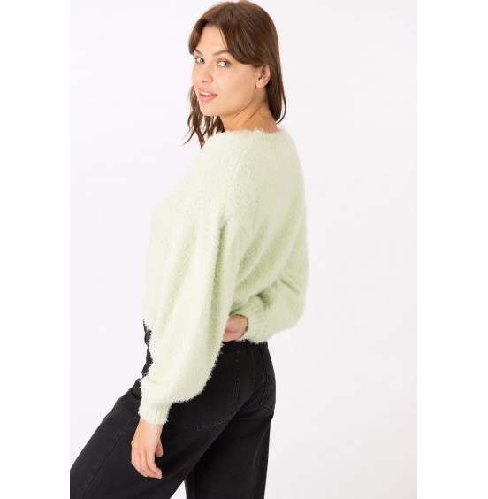 TIFFOSI CAULLY FLUFFLY CARDIGAN VERDE (100412888-821)