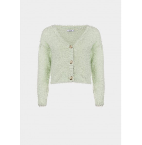 TIFFOSI CAULLY FLUFFLY CARDIGAN VERDE (100412888-821)