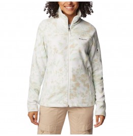 COLUMBIA FAST TREK PRINTED JKT 1622211-105 WHITE FLURRIES