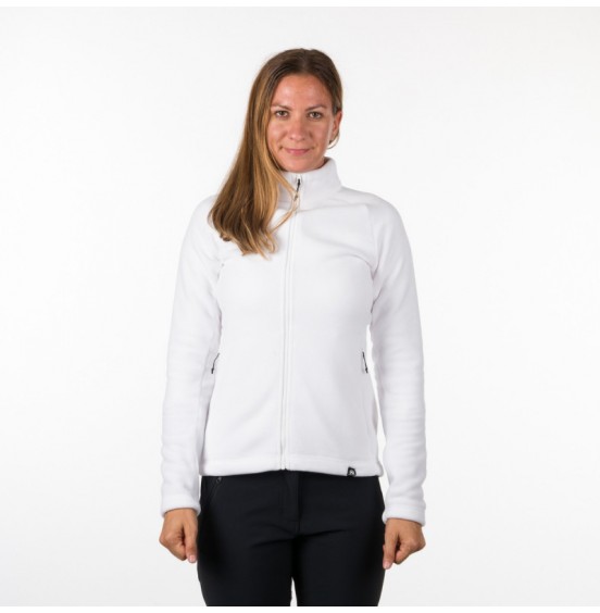 NORTHFINDER Women's fleece sweatshirt Polartec® Micro 270 SMREKOVICA MI-4739PRO-SH 377 WHITE