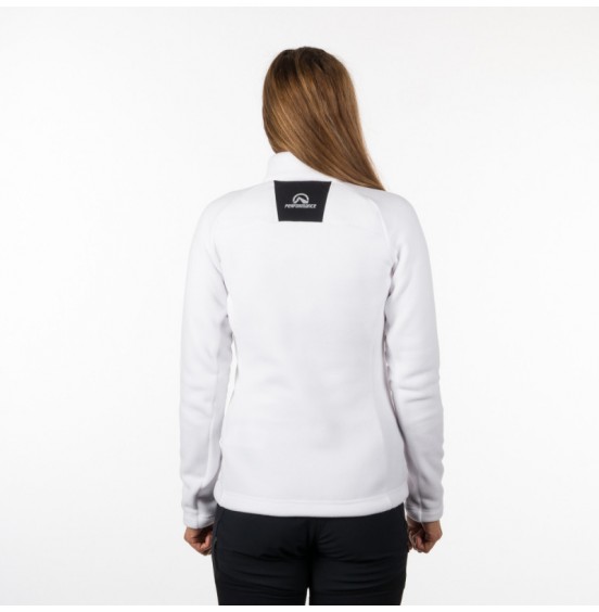 NORTHFINDER Women's fleece sweatshirt Polartec® Micro 270 SMREKOVICA MI-4739PRO-SH 377 WHITE
